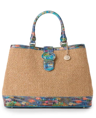 Brahmin Denise Raffia Carryall Extra Large Tote Bag
