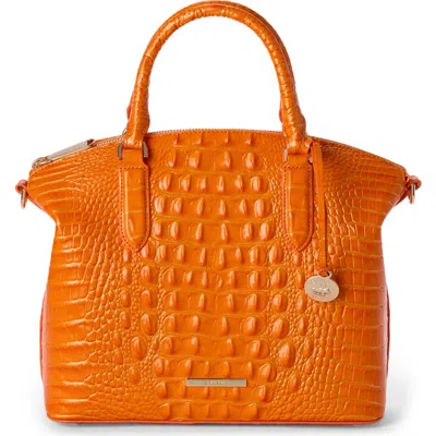 Brahmin Duxbury Croc Embossed Leather Satchel