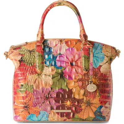 Brahmin Duxbury Croc Embossed Leather Satchel