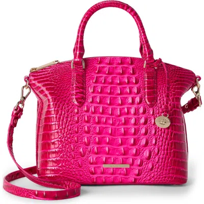 Brahmin Duxbury Croc Embossed Leather Satchel In Affection