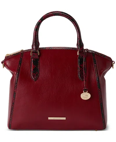 Brahmin Duxbury Dietrich Leather Satchel In Embrace