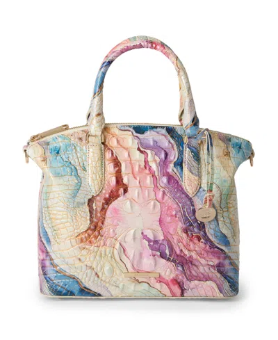 Brahmin Duxbury Leather Satchel Bag In Softscape