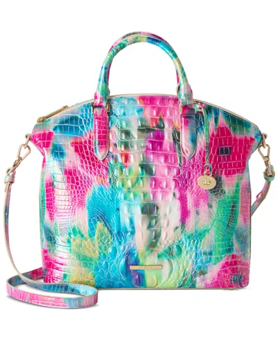 Brahmin Duxbury Melbourne Large Leather Satchel In Multi