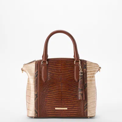 Brahmin Duxbury Satchel In Brown