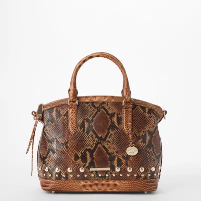 Brahmin Duxbury Satchel In Brown