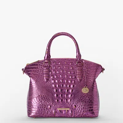 Brahmin Duxbury Satchel In Purple