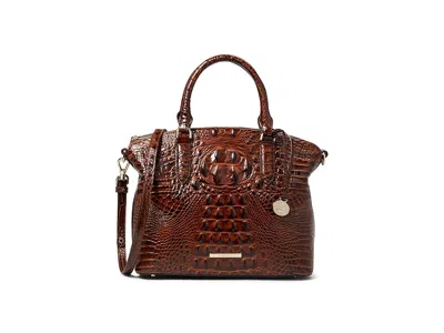 Brahmin Duxbury Satchel Satchel Handbags Pecan 1: One Size In Red