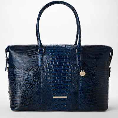 Brahmin Duxbury Weekender In Blue