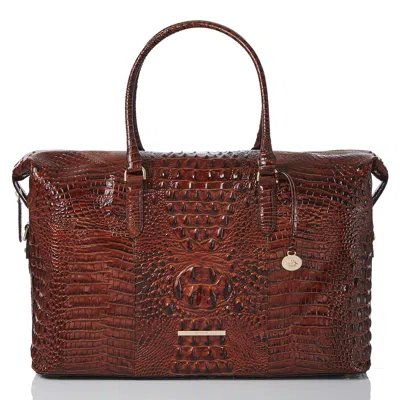 Brahmin Duxbury Weekender Pecan Melbourne In Black