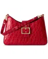Brahmin Esme Sriracha Vanderbilt Small Leather Shoulder Bag