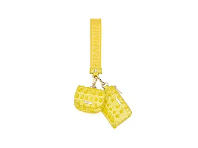 Brahmin Etta Cross Body Handbags Vivid Yellow: One Size In Black