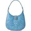 Brahmin Fallon Melbourne Medium Leather Shoulder Bag In Blue