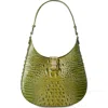 Brahmin Fallon Melbourne Medium Leather Shoulder Bag In Green