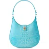 Brahmin Fallon Melbourne Medium Leather Shoulder Bag In Tropic Blue