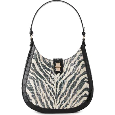 Brahmin Fallon Shoulder Bag In Animal Print
