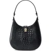 Brahmin Fallon Melbourne Medium Leather Shoulder Bag In Black