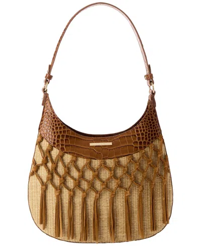 Brahmin Fallon Venture Medium Shoulder Bag In Brown