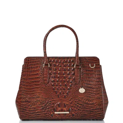 Brahmin Celia in Pecan Melbourne Genuine Leather Shoulder Bag