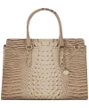 BRAHMIN FINLEY CARRYALL SESAME OMBRE MELBOURNE LARGE LEATHER CARRYALL