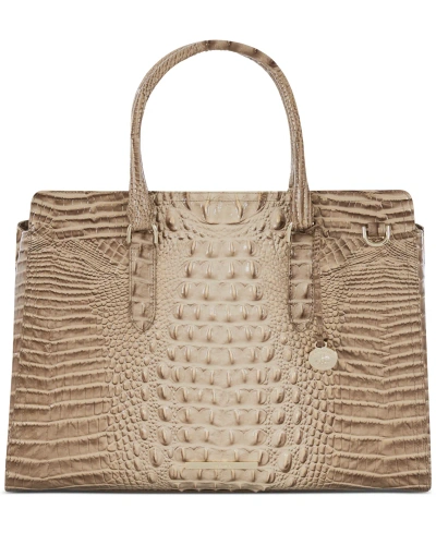 Brahmin Finley Carryall Sesame Ombre Melbourne Large Leather Carryall