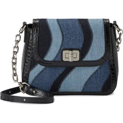 Brahmin Gianna Croc Embossed Leather Crossbody Bag In Multi