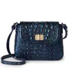 Brahmin Gianna Leather Melbourne Crossbody In Blue