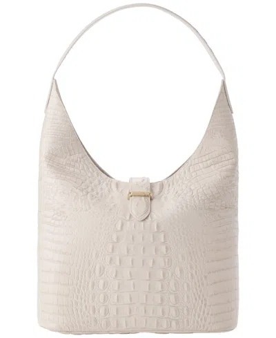 Brahmin Gwynne Medium Shoulder Bag In White