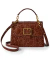 Brahmin Women's Hallie Sparkling Cider Barnard Small Satchel In Brown