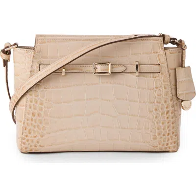 Brahmin Hillary Embossed Leather Crossbody Bag