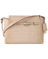 Brahmin Hillary Leather Crossbody In Neutral