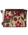 Brahmin Hillary Sandstorm Ladybird Extra Large Leather Crossbody Bag