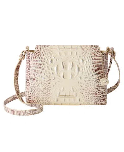 Brahmin Hillary Small Leather Crossbody Handbag In Neutral