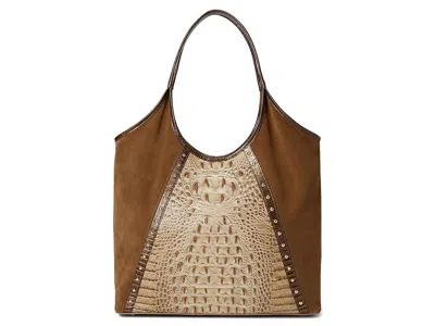 Brahmin Iona Cross Body Handbags Taupe: One Size In Brown