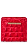 Brahmin Jane Croc Embossed Leather Wallet