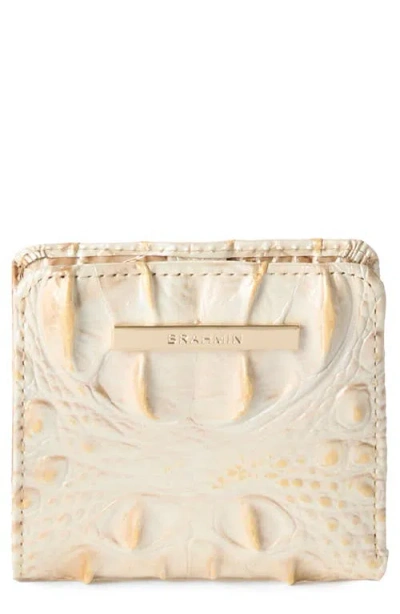 Brahmin Jane Melbourne Embossed Leather Wallet In Contour