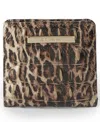 Brahmin Jane Melbourne Embossed Leather Wallet In Ocelot