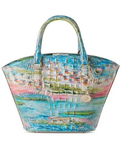 Brahmin Jenny Medium Melbourne Leather Satchel In Staycation