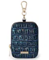 Brahmin Katelynn Leather Coin Purse In Blue