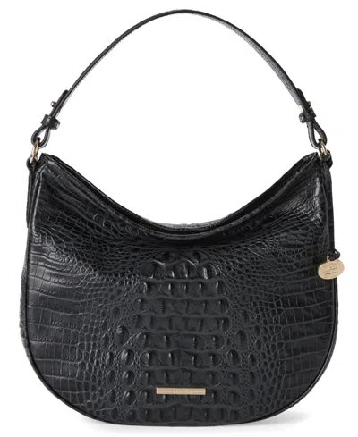 Brahmin Kathleen Alden Road Medium Shoulder Bag In Black