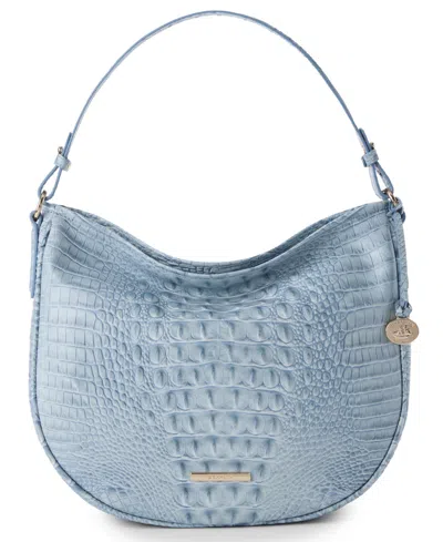 Brahmin Kathleen Alden Road Medium Shoulder Bag In Blue