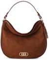 Brahmin Kathleen Snake Embossed Leather Shoulder Bag In Brown