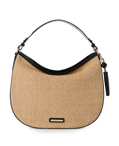 Brahmin Kathleen Folsom Zipper Shoulder Bag In Black