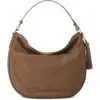 Brahmin Kathleen Snake Embossed Leather Shoulder Bag In Brown