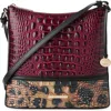 Brahmin Katie Croc Embossed Leather Crossbody Bag