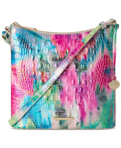 Brahmin Katie Melbourne Embossed Leather Crossbody In Gold