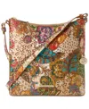 Brahmin Katie Croc Embossed Leather Crossbody Bag In Marketplac