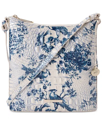 Brahmin Katie Melbourne Embossed Leather Crossbody In Neutral
