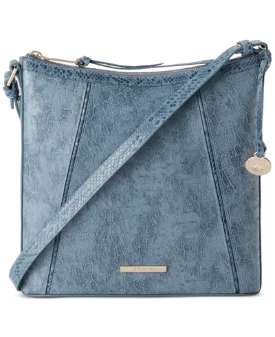 Brahmin Katie Zostera Leather Crossbody Bag In Blue