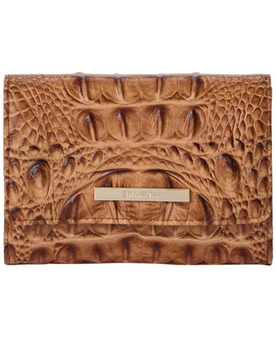 Brahmin Kerra Alden Road Snap Closure Wallet In Brown