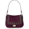 Brahmin Kristin Shoulder Bag In Burgundy